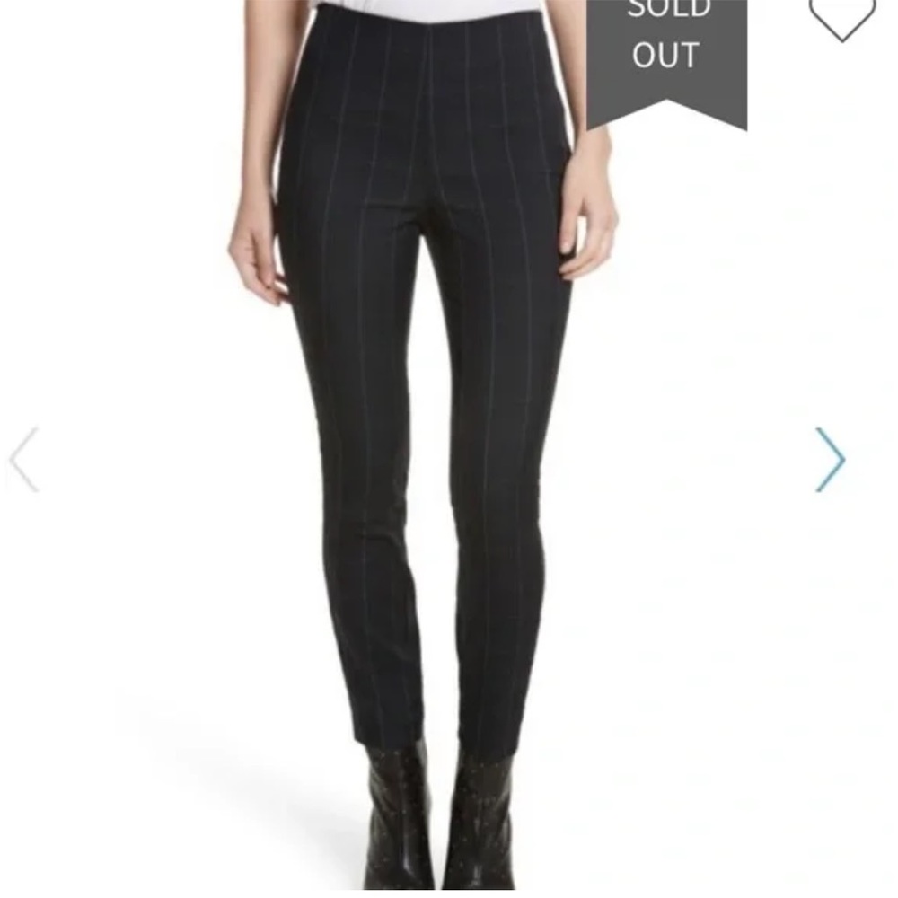 Rag and Bone Simone Windowpane Navy pants